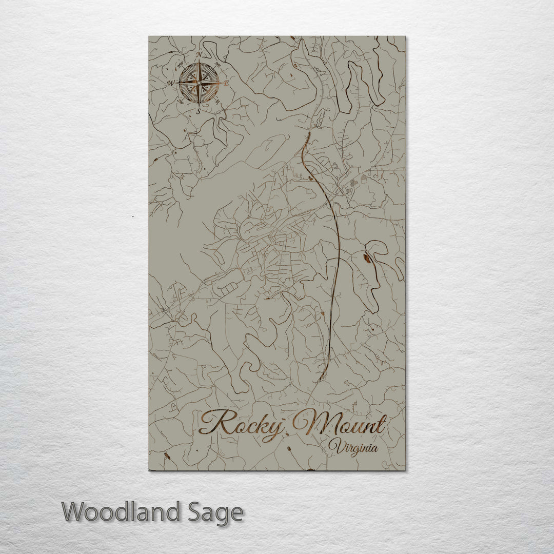 Rocky Mount, Virginia Street Map