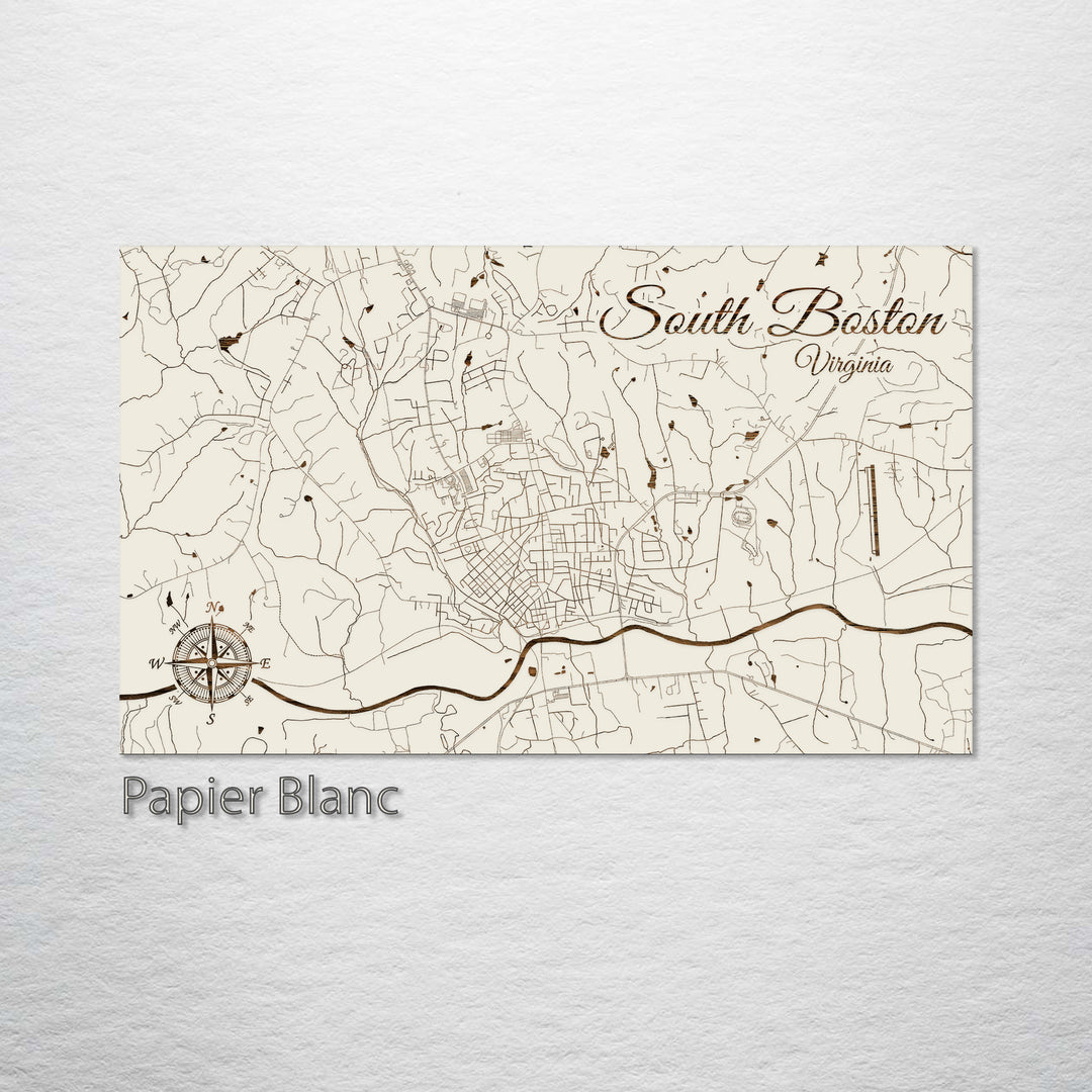 South Boston, Virginia Street Map