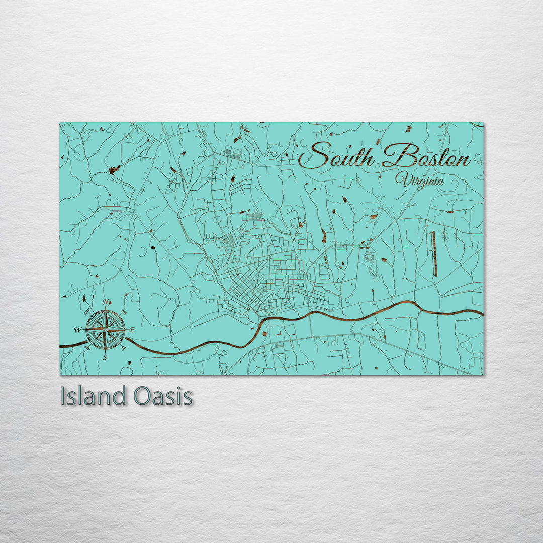 South Boston, Virginia Street Map