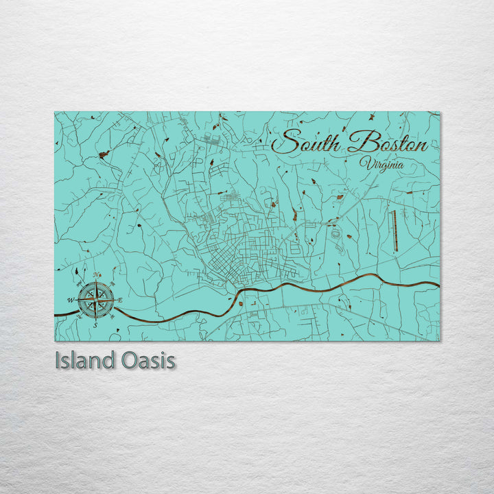 South Boston, Virginia Street Map