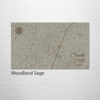 South Hill, Virginia Street Map