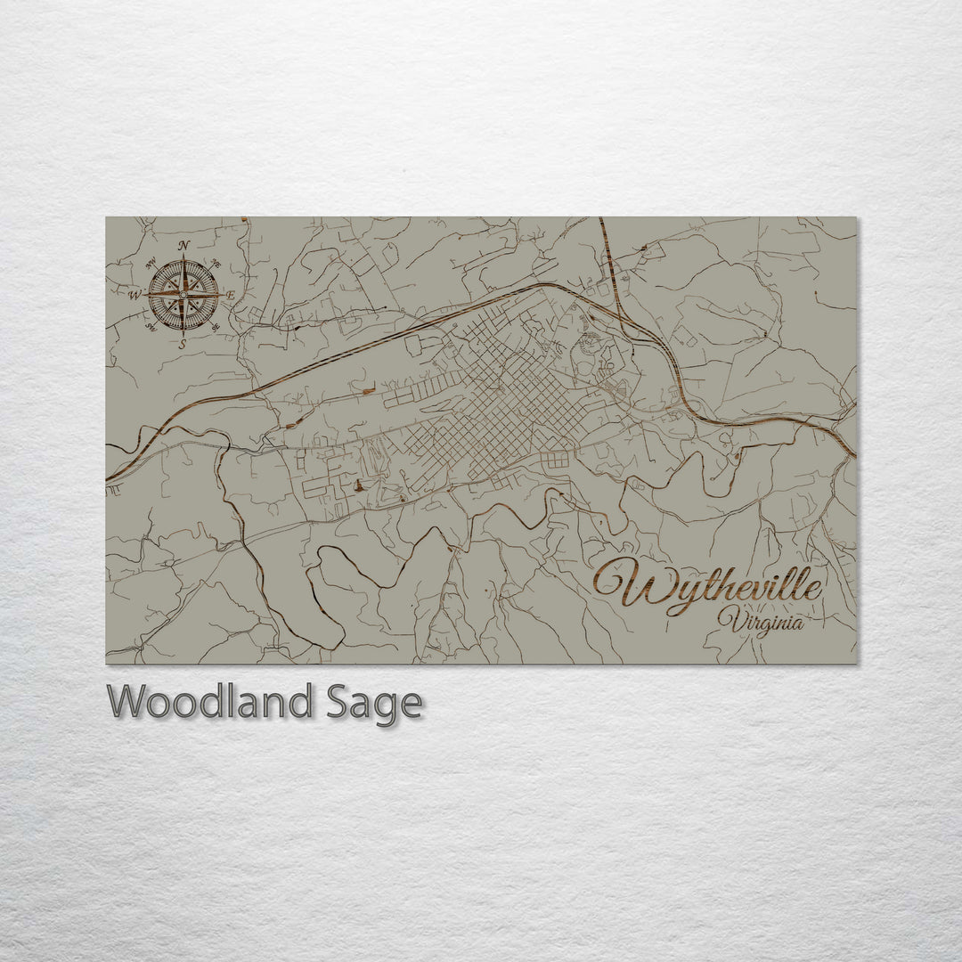 Wytheville, Virginia Street Map