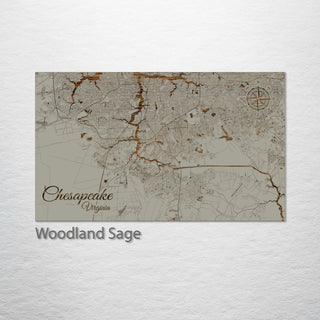 Chesapeake, Virginia Street Map