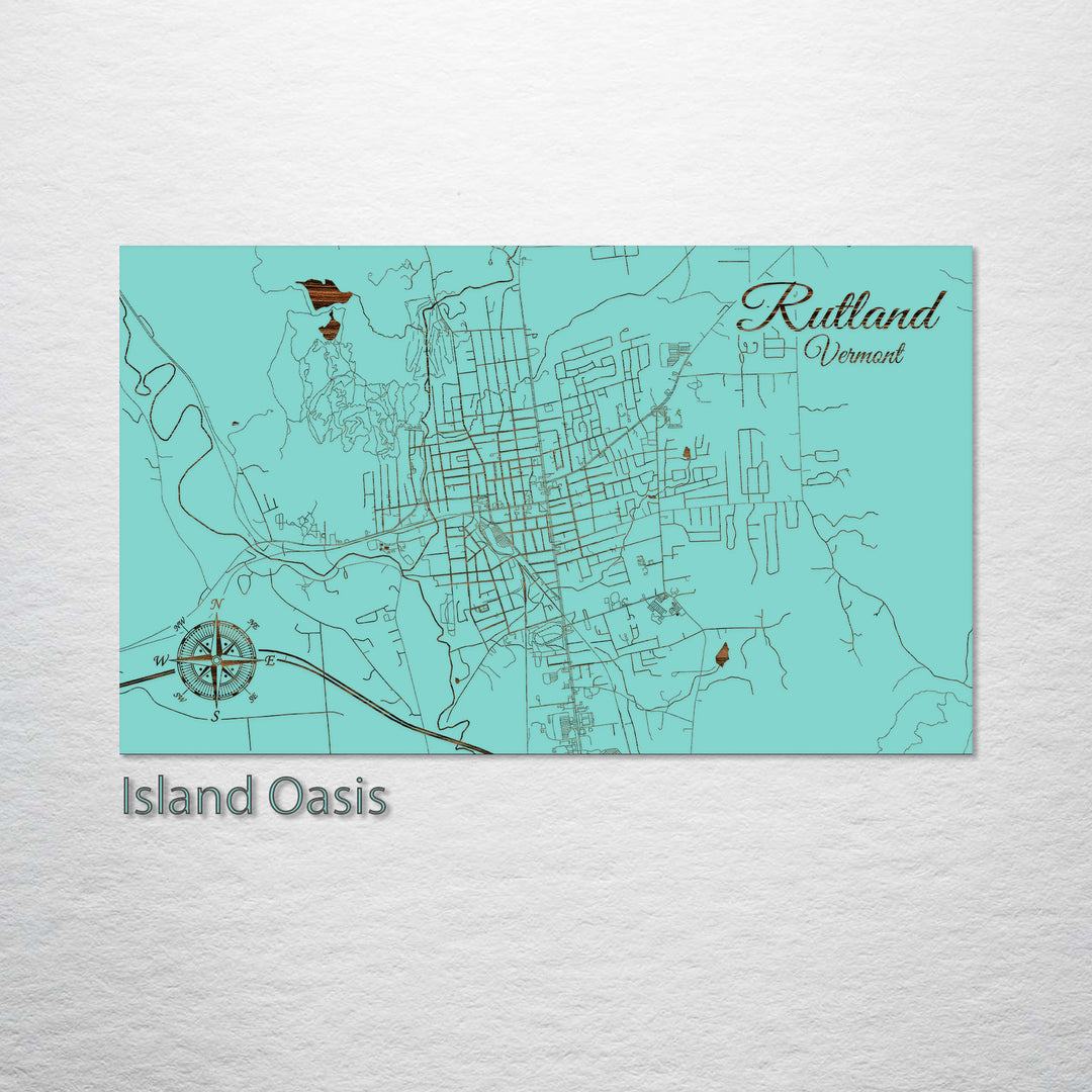 Rutland, Vermont Street Map