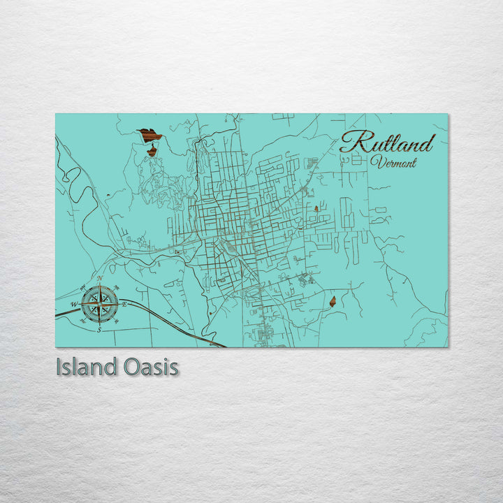 Rutland, Vermont Street Map