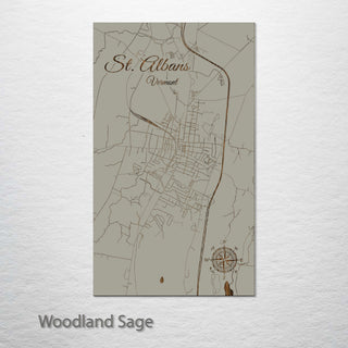 St. Albans, Vermont Street Map