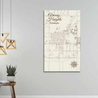 Airway Heights, Washington Street Map