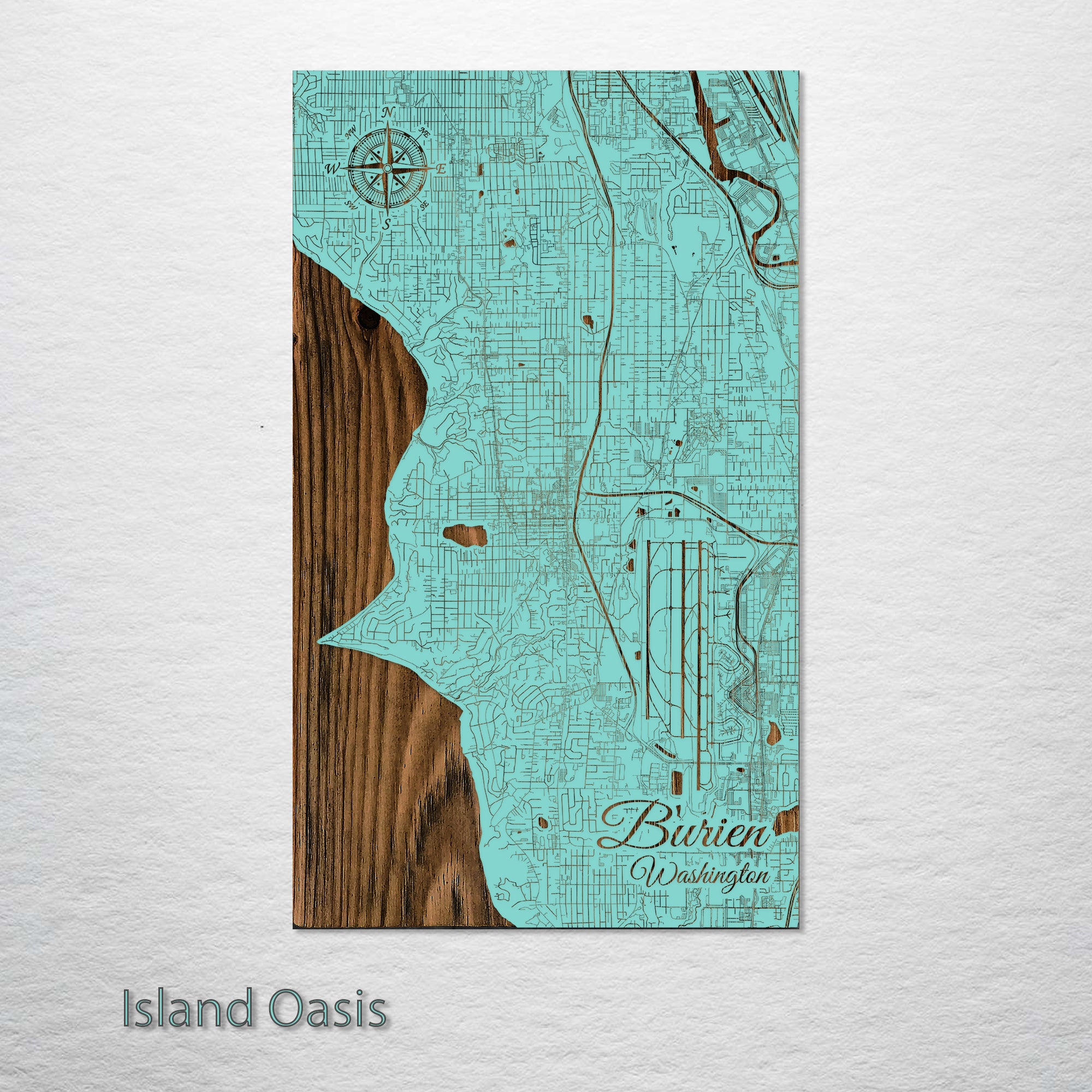 Burien, Washington Street Map – Fire & Pine