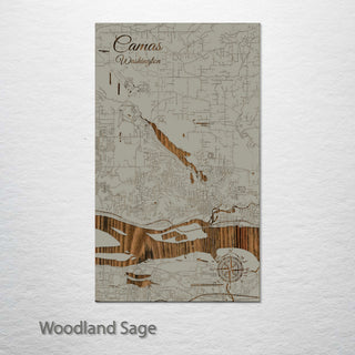 Camas, Washington Street Map