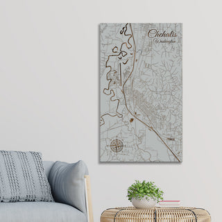 Chehalis, Washington Street Map