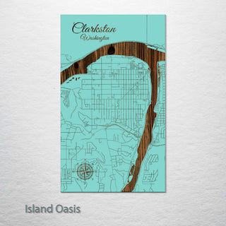 Clarkston, Washington Street Map