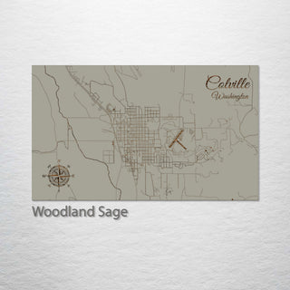 Colville, Washington Street Map