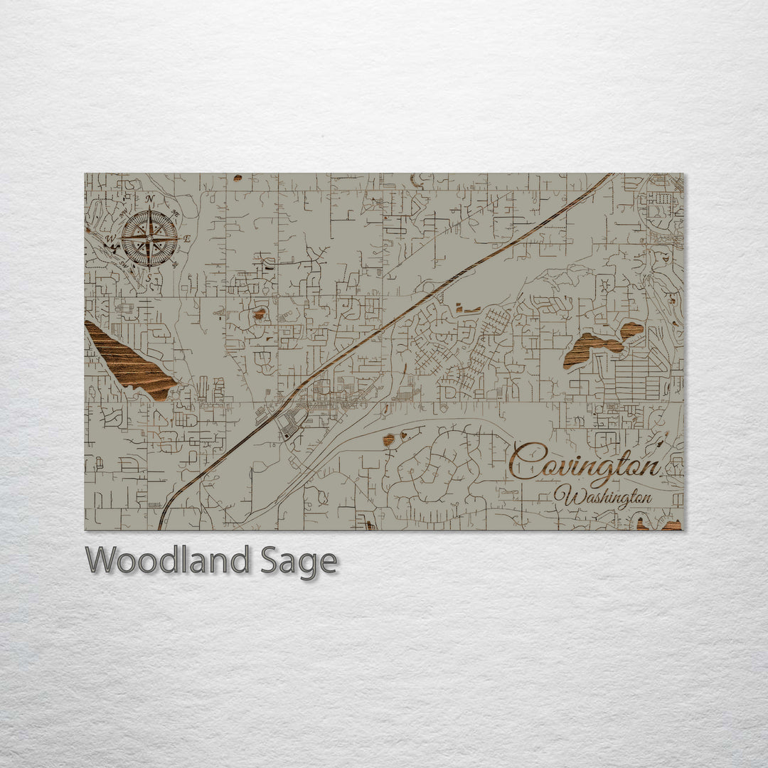 Covington, Washington Street Map