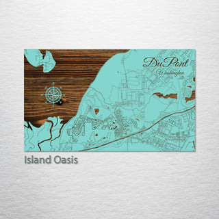 DuPont, Washington Street Map