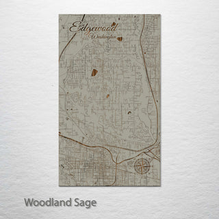 Edgewood, Washington Street Map