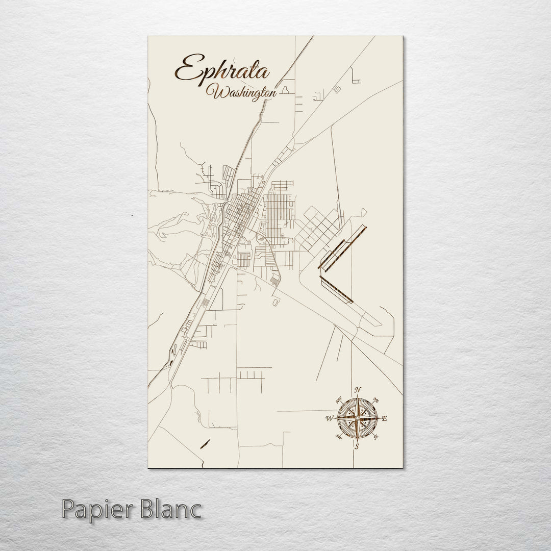 Ephrata, Washington Street Map