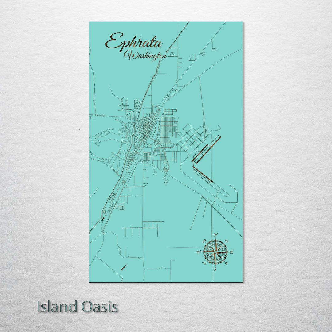 Ephrata, Washington Street Map