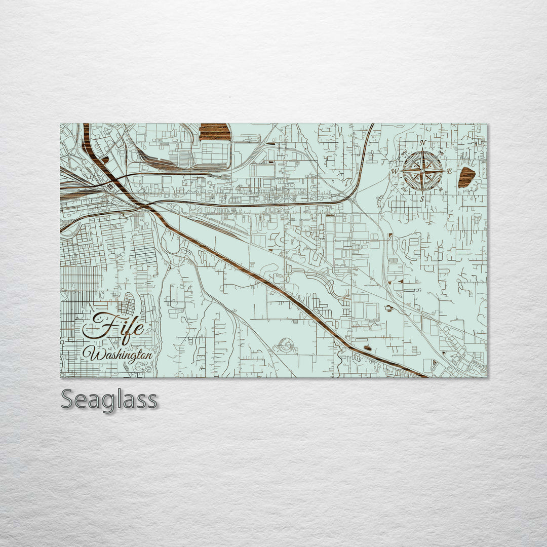 Fife, Washington Street Map