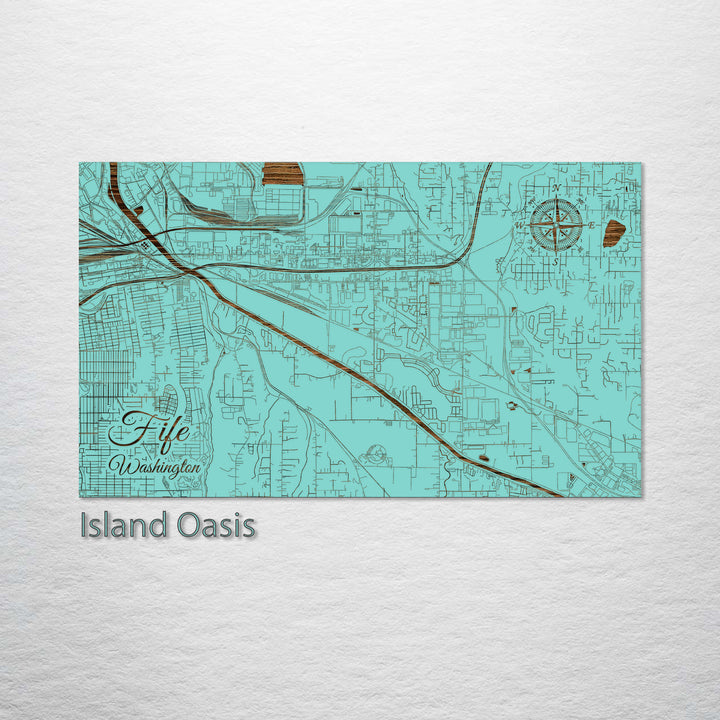 Fife, Washington Street Map