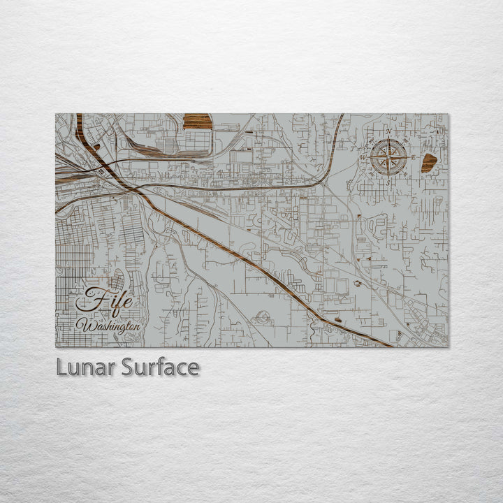 Fife, Washington Street Map