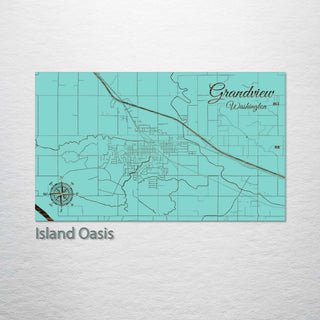 Grandview, Washington Street Map