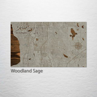 Kent, Washington Street Map