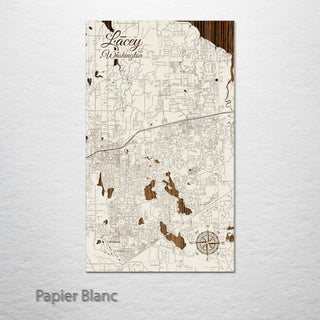 Lacey, Washington Street Map