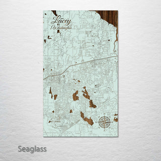 Lacey, Washington Street Map