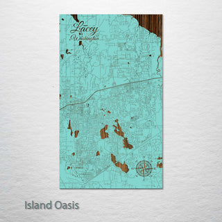 Lacey, Washington Street Map