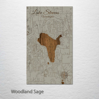 Lake Stevens, Washington Street Map