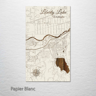 Liberty Lake, Washington Street Map