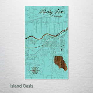 Liberty Lake, Washington Street Map