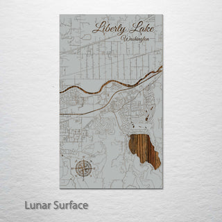 Liberty Lake, Washington Street Map