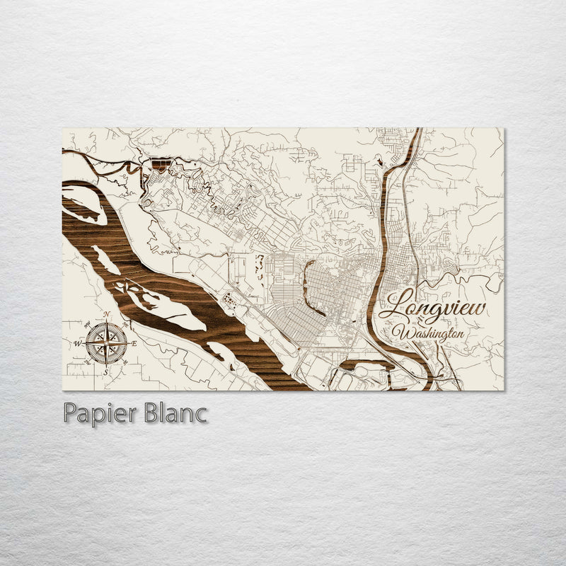 Longview, Washington Street Map – Fire & Pine