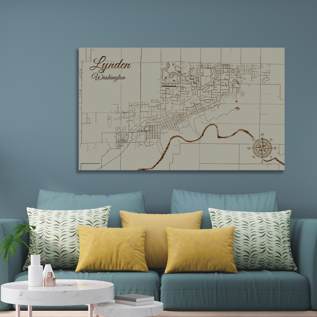 Lynden, Washington Street Map – Fire & Pine