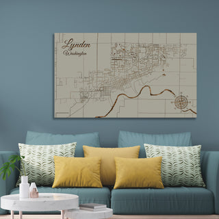 Lynden, Washington Street Map