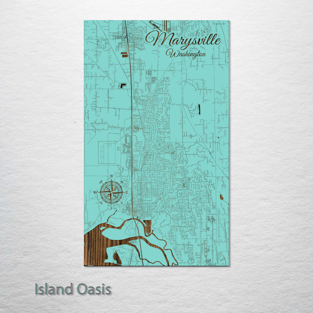 Marysville, Washington Street Map