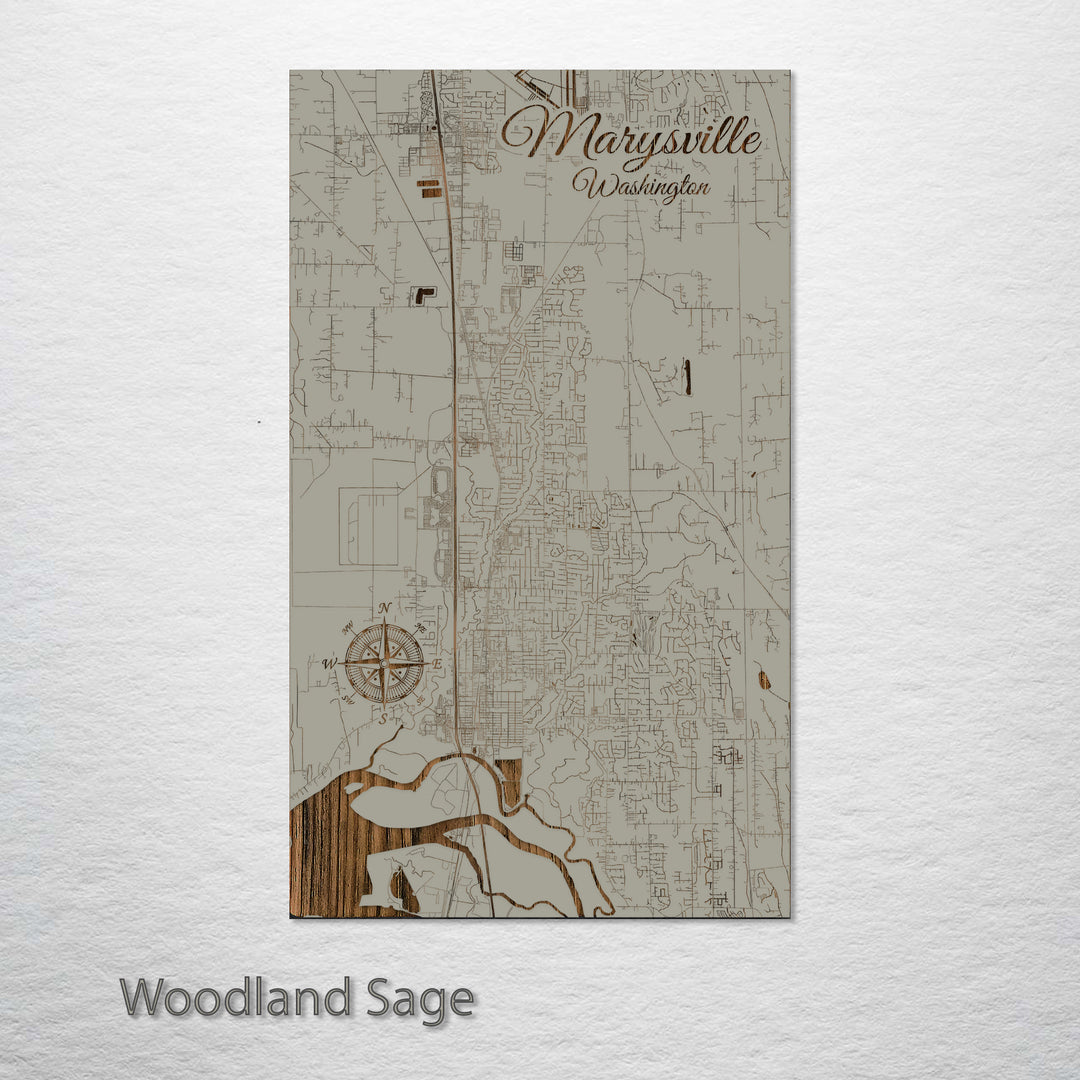 Marysville, Washington Street Map