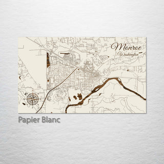 Monroe, Washington Street Map