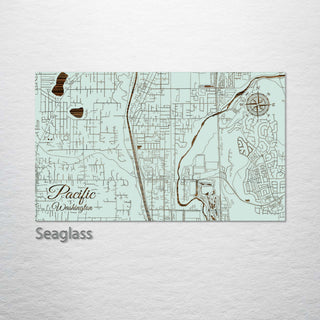 Pacific, Washington Street Map