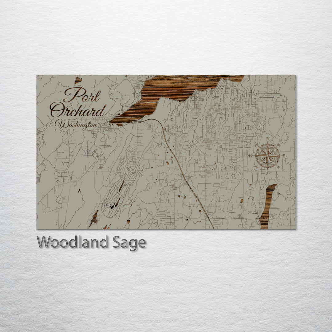 Port Orchard, Washington Street Map