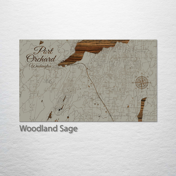 Port Orchard, Washington Street Map