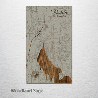 Poulsbo, Washington Street Map