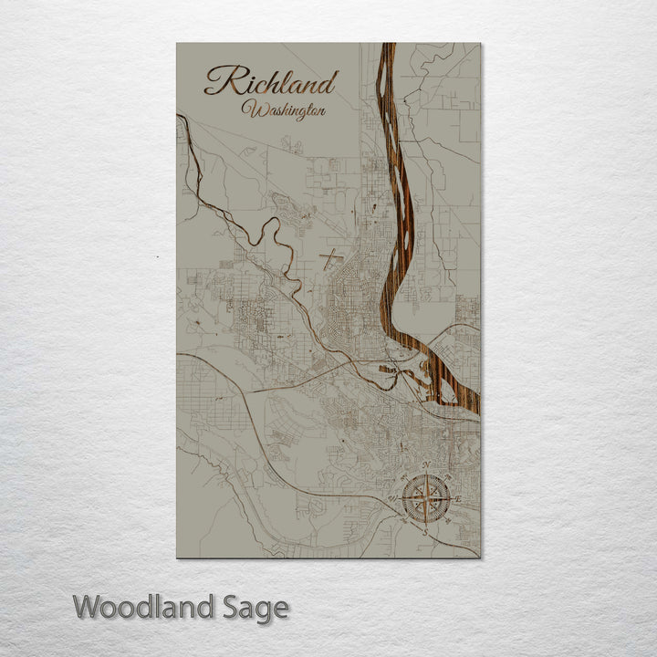 Richland, Washington Street Map