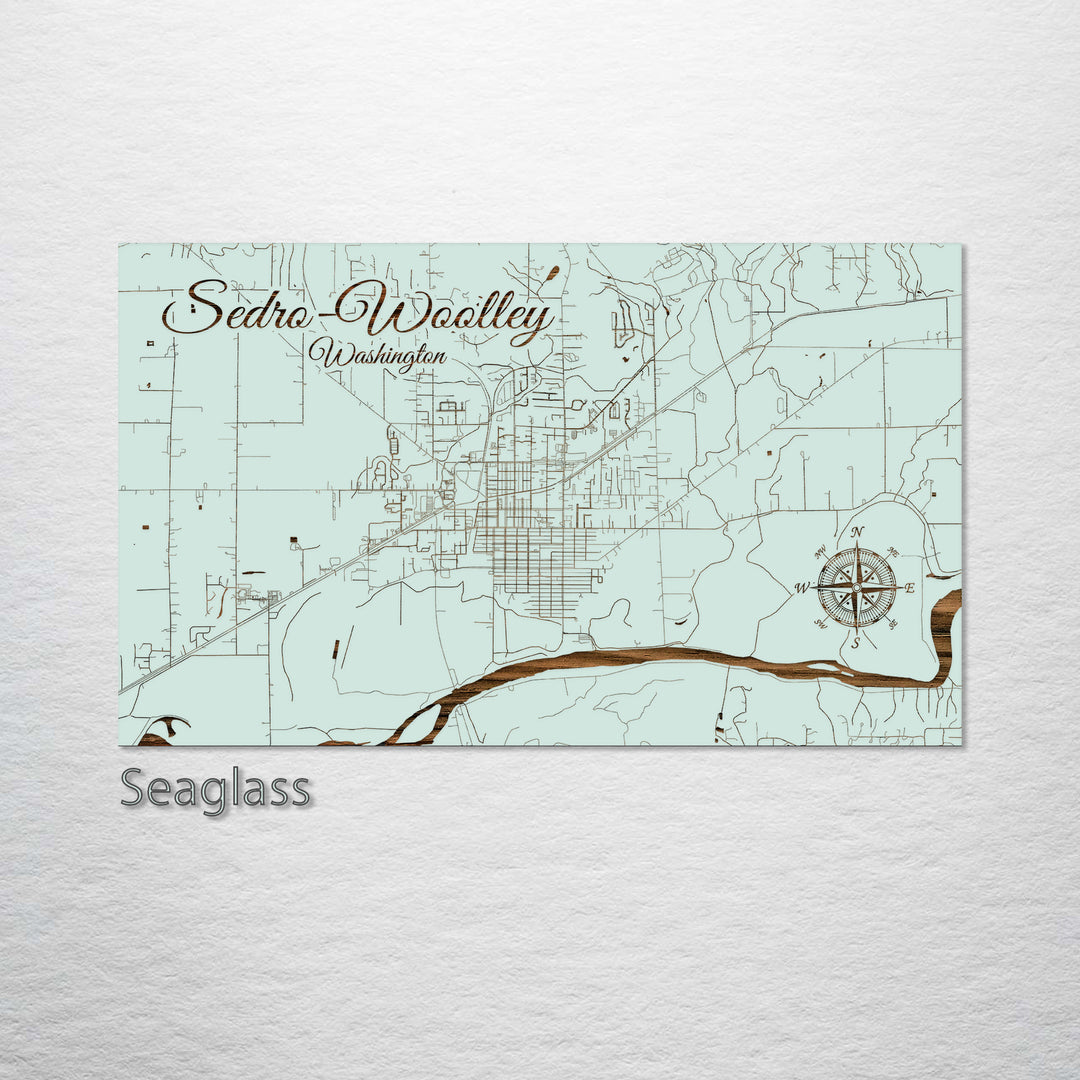 Sedro-Woolley, Washington Street Map