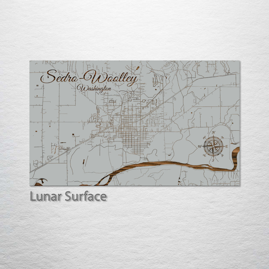 Sedro-Woolley, Washington Street Map