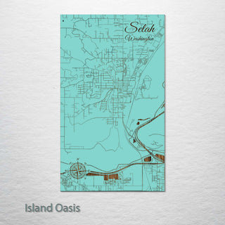 Selah, Washington Street Map