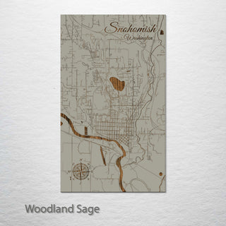 Snohomish, Washington Street Map