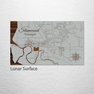 Stanwood, Washington Street Map
