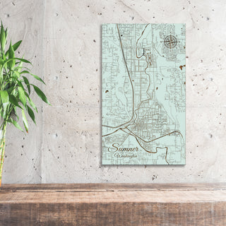 Sumner, Washington Street Map